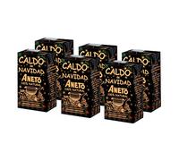 Aneto 100% Natural - Caldo de Navidad - caja de 6 unidades de 1L