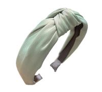 Anevous 1 diadema de satén para mujer, diadema vintage, cinta para el pelo anudada, cinta ancha para el pelo, accesorios para el cabello para mujeres y niñas, color verde fruta