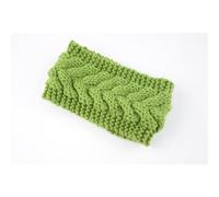 Anevous Diadema de invierno para mujer, diadema de punto para mujer, cinta elástica ancha, diadema cálida para deportes al aire libre, correr, ciclismo, yoga, fitness, verde militar