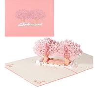 ANEWISH Tarjeta de felicitación 3D Pop Up, Tarjeta Plegable para Romántico, día de San Valentín, boda, aniversario, Cumpleaños, Navidad, día de la Madre, Cumpleaños, con Sobre