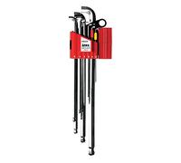 ANEX Llave de punta de bola delgada con soporte de captura, juego de 9, HB-2009