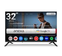 anexa - Smart TV 32 Pulgadas HD Google TV con Android 14, TDT 2025. Televisor con 3 años de garantía SMART32C02HG, Compatible con Netflix y Prime Video