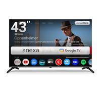 anexa - Smart TV 43" 4K HDR, Android 14, Google Assistant, Control por Voz, TDT 2025, 3 años de garantía, SMART43C02UG, Compatible con Netflix, Prime Video y más