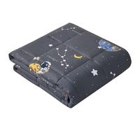 anfie Manta con Peso para niños (36 x 48 Pulgadas, 5 Libras), Manta con Peso refrescante para Dormir, Manta Transpirable con Cuentas de Vidrio de Primera Calidad (Gris Espacial)