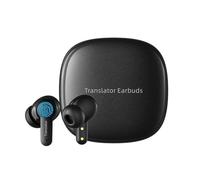 ANFIER Auriculares de traducción 3 en 1, dispositivo traductor de idiomas, 144 idiomas y acentos, traducción en línea, batería de larga duración, adecuado para viajes, negocios, color negro M3
