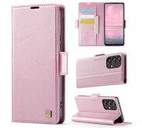 Anfire Funda para teléfono móvil compatible con Samsung Galaxy A52 5G con compartimento para tarjetas, funda tipo cartera con tapa plegable, [piel sintética de alta calidad], [función atril], [bloqueo