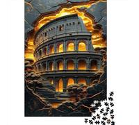 Anfiteatro Romano Antiguo Puzzle de 1000 Piezas Papel para Adultos Paisaje Fantasía Enfoque Relajación Diversión en Familia Decoración Hogar 52x38cm/1000pcs