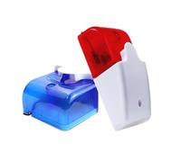 Anfitrión de Alarma luz de Alarma HC-103 Sirena Sonido de bocina y luz Sirena antirrobo Ayuda de Emergencia Sonido y luz Alarma(Blue,220v)