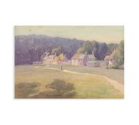 ANFOTCM Mary Georgina Barton SWA (1861 - Lienzo enmarcado moderno geométrico minimalista abstracto para decoración de pared de oficina, dormitorio, 50 x 75 cm)