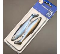 ANFS 2 piezas Señuelos de pesca 3D suaves Shad Cebos artificiales Swimbait para pesca de en y Accesorios de pesca Artificial
