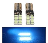 ANFTOP Bombillas LED T10 168 175 194 2825 W5W 3014 24SMD Super Brillante DC 12V Interior Mapa Domo Placa de Licencia Luces Laterales Azul Hielo