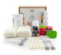 ANGAHE creating moments Kit para Hacer Velas Aromáticas con Cera de Soja - Candle Making Kit Completo con Moldes, Mechas y Esencias - Kit Manualidades Adultos para Fabricación de Velas Caseras.