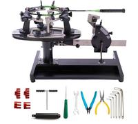 ANGDI Máquina de encordar Raquetas de Escritorio, máquina de encordar Raquetas de bádminton con Velocidad de tracción Ajustable, Escala Dual kg/LB, Herramienta de encordado de Alta Resistencia