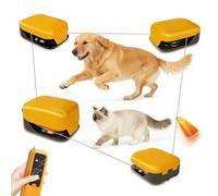 ANGDI Máquina de Entrenamiento de Agilidad para Perros, Kit de Entrenamiento de Agilidad para Perros con Juego de persecución, Juguetes motorizados para Perros con línea, Velocidad Ajustable
