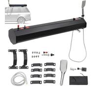 ANGDI Tanque de Agua autopresurizado, Ducha Solar para Carretera con Cabezal y tubería de Agua para Montaje en baca, Ideal para Acampar al Aire Libre, Camiones, sedanes, autocaravanas(30L/8gal)