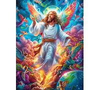 Ange Dans Les flammes Puzzle 1000 Piezas Cartón Blanco Premium para Expertos Mitos fantásticos Eventos Team Building Ejercita La Mente Hobby Y Ocio 1000 PCS