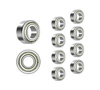 ANGEEK 10 unidades 685 ZZ rodamiento de bolas 5 mm x 11 mm x 5 mm, prelubricado, doble junta, rodamiento de bolas 685ZZ