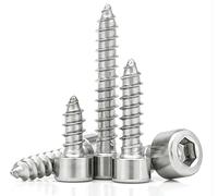 ANGEEK 50 piezas M3 X 10mm,tornillos de cabeza hexagonal 3X10,tornillos autoperforantes de cabeza redonda de acero inoxidable M1,5 M2 M2,5 M3 M4 M5 M6 M8