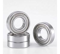 ANGEEK 6004-ZZ rodamientos de bolas blindados, paquete de 4, 20x42x12 mm | Acero para rodamientos, prelubricados, dos blindajes metálicos