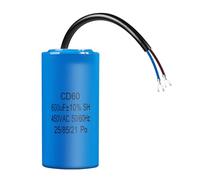 ANG D60 AC 450V 600uf 50/60HZ Capacitor,condensador,condensador de arranque con cable,para frigorífico,motor,bomba,generador