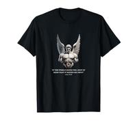 Ángel alado - Juan 15:18 Verso bíblico audaz Gimnasio Motivación Camiseta