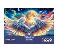 Ángel Alas Luna Rompecabezas para Adultos Imposible, De Alta Definición - Un Regalo Navideño Que Encanta A Mujeres, Hombres, Adultos Y Niños A Partir De Los 14 Años 52x38cm/1000pcs