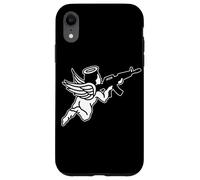 Ángel Ametralladora querubín Carcasa para iPhone XR