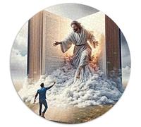 Ángel Biblia Puzzle para Adultos Puzzle de 1000 Piezas Nube Persona Puzzle para Toda la Familia Relajación 1000pcs (67.5x67.5cm)