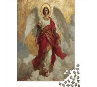 Angel, Blanco Wings, Golden HaloRompecabezas De 1000 Piezas para Adultos, Juegos De Desafío para Niños, Regalos70x50cm/1000pcs