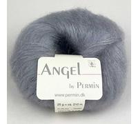 Angel by Permin - Lujoso hilo de seda mohair para niños (70/30) (115 bosque de niebla)