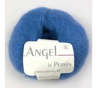 Angel by Permin - Lujoso hilo de seda mohair para niños (70/30) (89 azul deportivo)