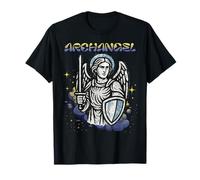 Ángel Católico Arcángel Guardián Celestial Camiseta