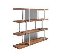 Angel cerda estanteria nogal separadores cristal negro