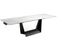 Angel Cerda Mesa comedor extensible mármol blanco