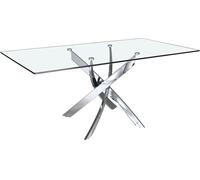 Angel Cerda Mesa comedor rectangular cristal