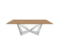 Angel cerda mesa rectangular roble y acero