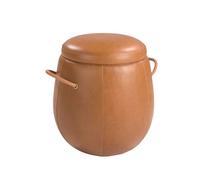 Angel cerda puff piel camel