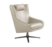 Angel cerda sillón giratorio piel gris taupe