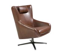 Angel cerda sillón giratorio piel marrón coñac