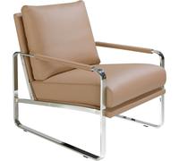 Angel Cerda Sillón tapizado polipiel crema