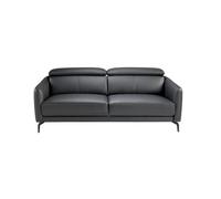 Angel cerda sofá 2 plazas piel vacuno negro 94 cm