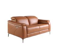 Angel cerda sofá relax 2 plazas piel marrón