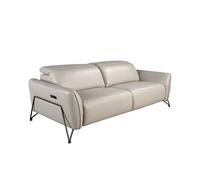 Angel cerda sofá relax 3 plazas piel arena 104 cm