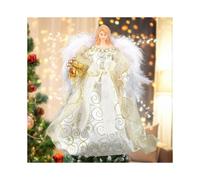 Angel Christmas Tree Topper, Doll Hanging Angel Christmas Pendant Christmas Tree Topper Fairy Angel with Wing