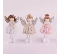 Ángel con falda de tul - 16 cm, de pie, varios modelos