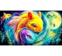 Ángel con Rosa sobre una cabaña Nevada Rompecabezas de 1000 Piezas para Adultos - Cartón Reciclado - Decoración 75x50cm/1000pcs