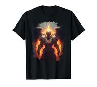 Ángel de Fuego con Llamas del Infierno Camiseta