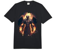 Ángel de Fuego con Llamas del Infierno Comfort Colors Adult Heavyweight T-Shirt