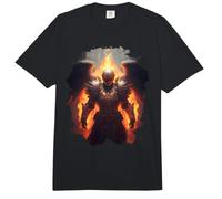 Ángel de Fuego con Llamas del Infierno Comfort Colors Adult Heavyweight T-Shirt
