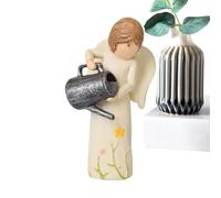 Ángel de jardín genérico | Figuras de resina ornamento, escultura exterior ángel de oración, para decoración exterior e interior, sala de estar, dormitorio, oficina